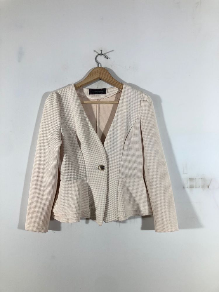 Cream Casual Overcoat(Women’s)