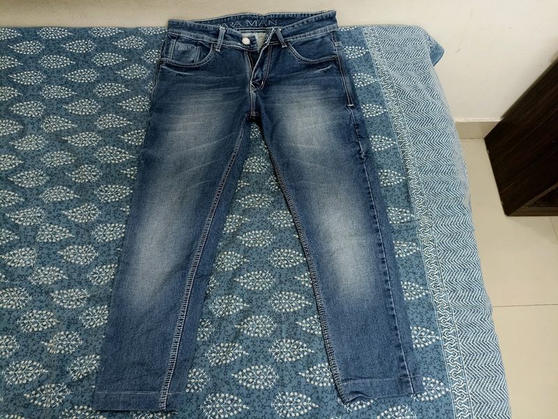 Skinny Blue Jeans Just Use Few Times Only