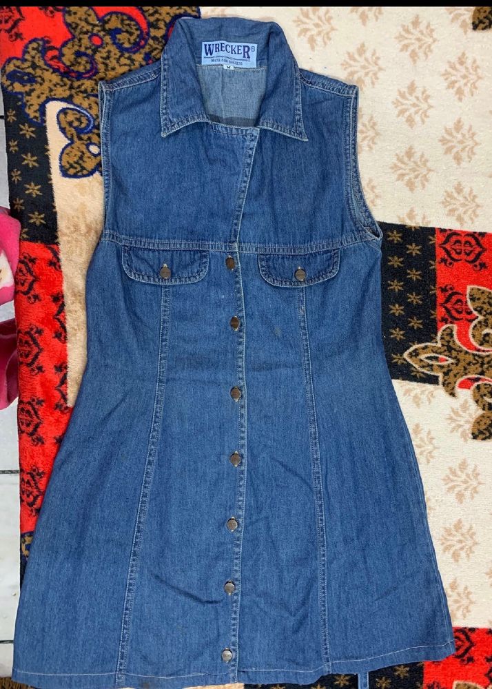 Women Denim short dress