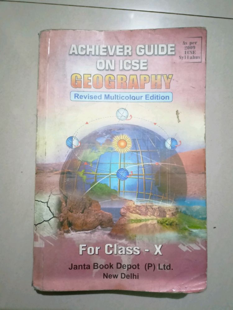 Class-X Geography Book Of ICSE Board