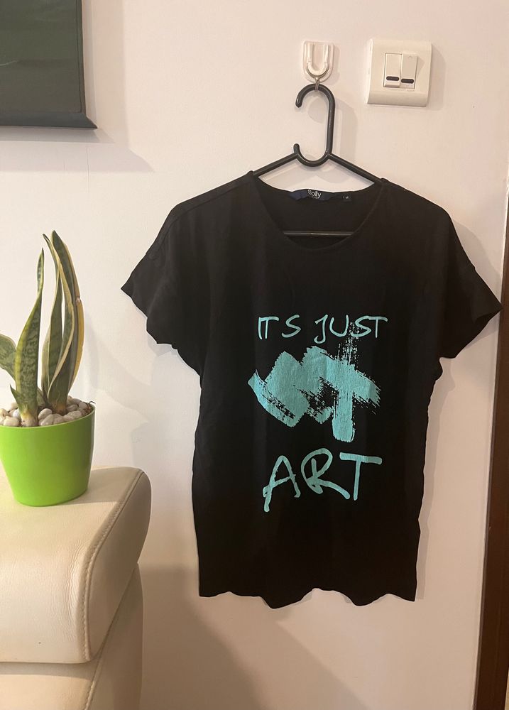 ‘Allen Solly’ Vibrant “It’s Just Art” Graphic Tee