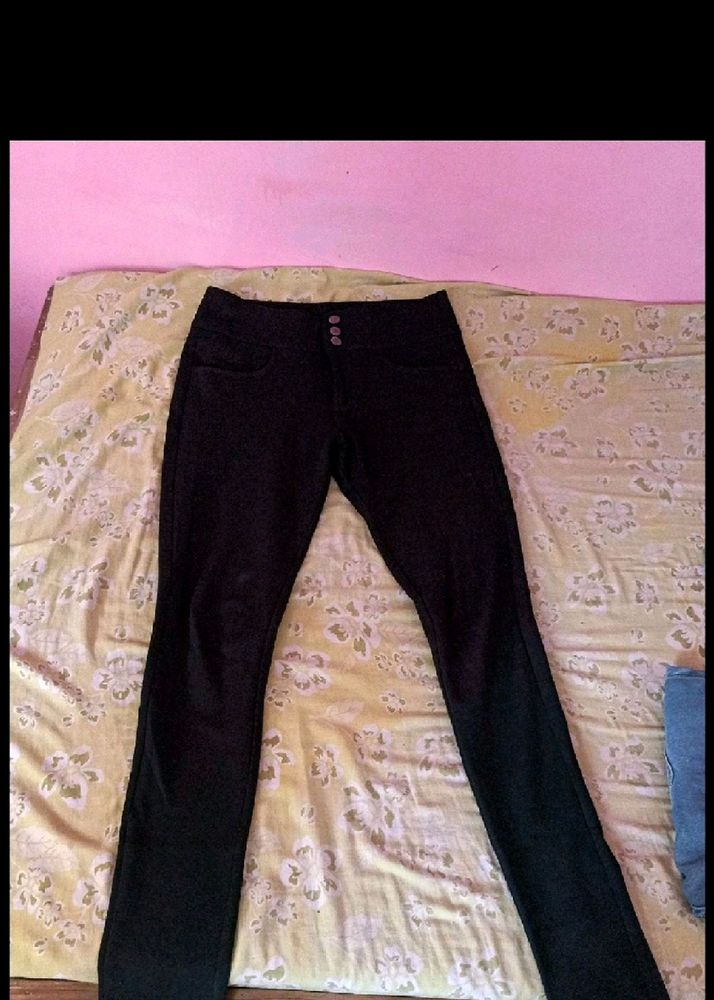 Black Skinny Formal Jeans