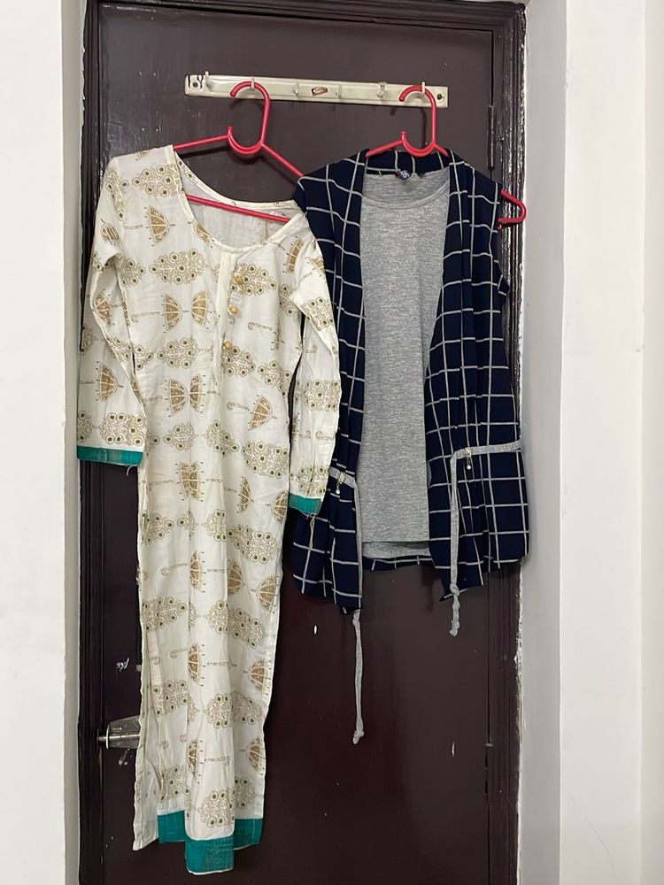 Two combo kurta set in one frame