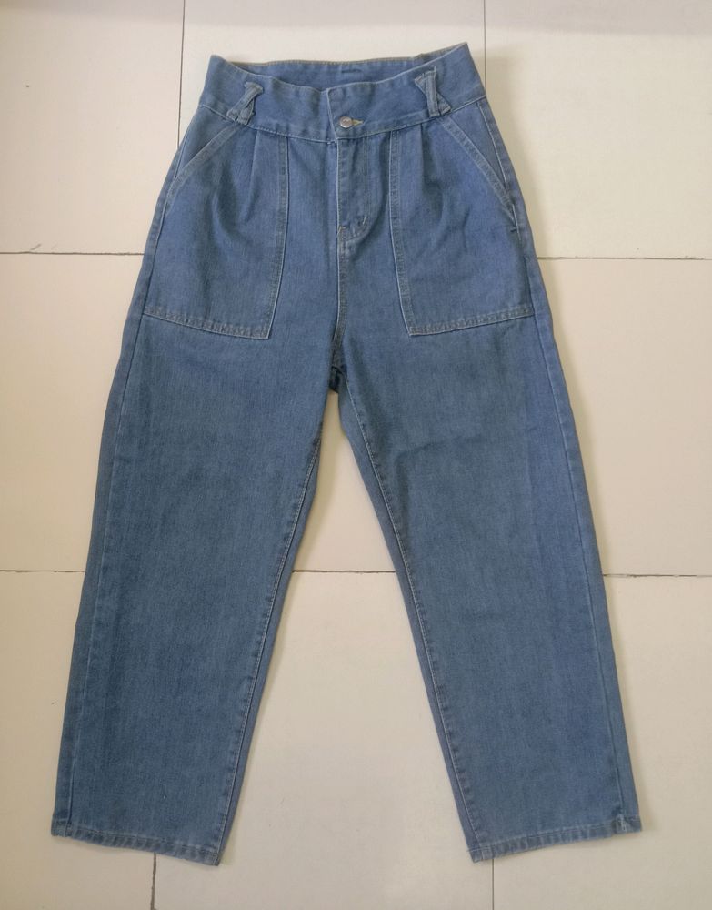 Urbanic High Waist Blue Jeans