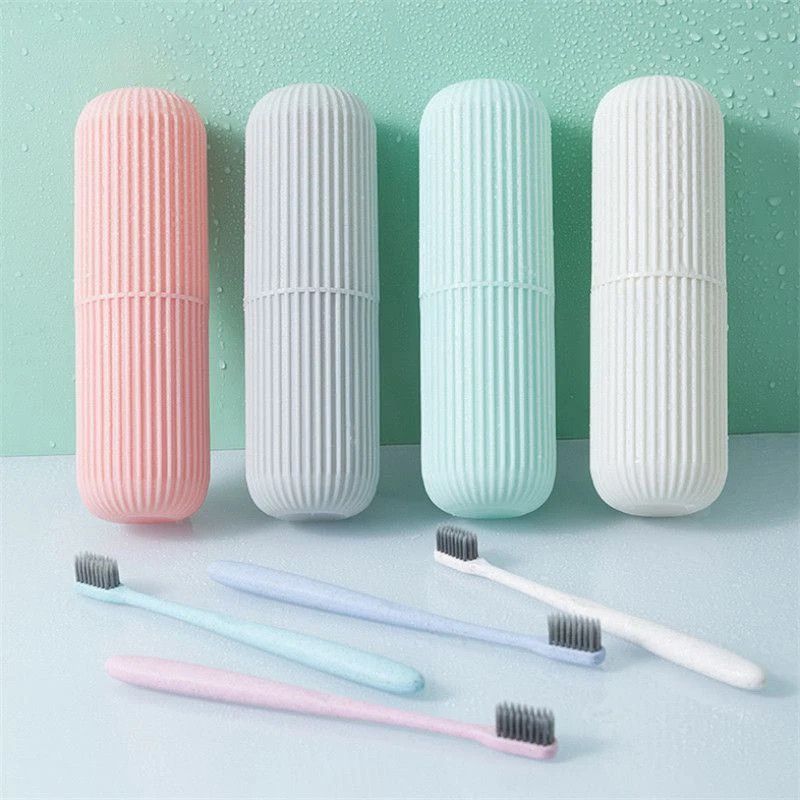 Travel Plastic Toothbrush Holder {Set-4}