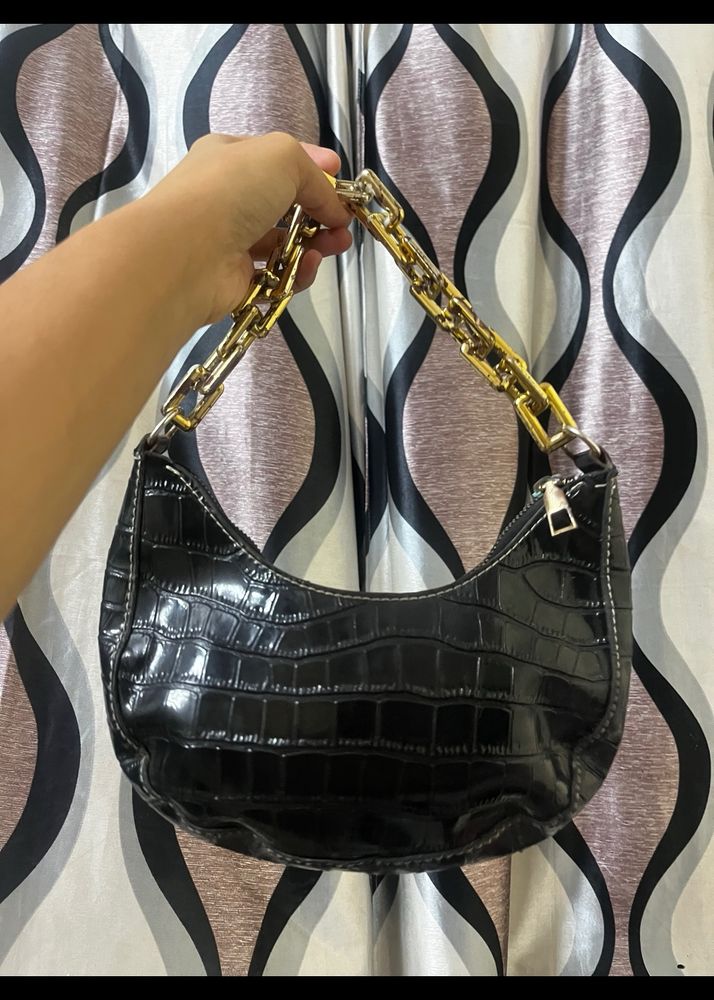 Black Small Sling Bag