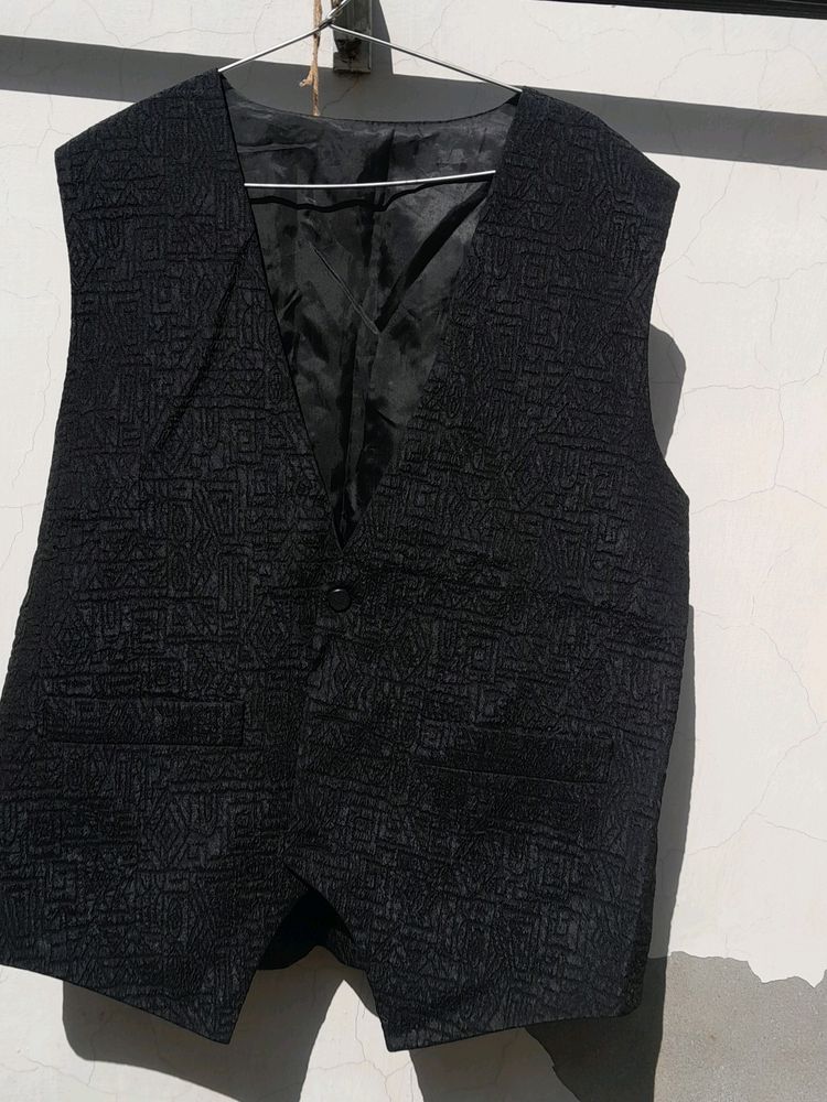 Black Color Jacket for Marriage