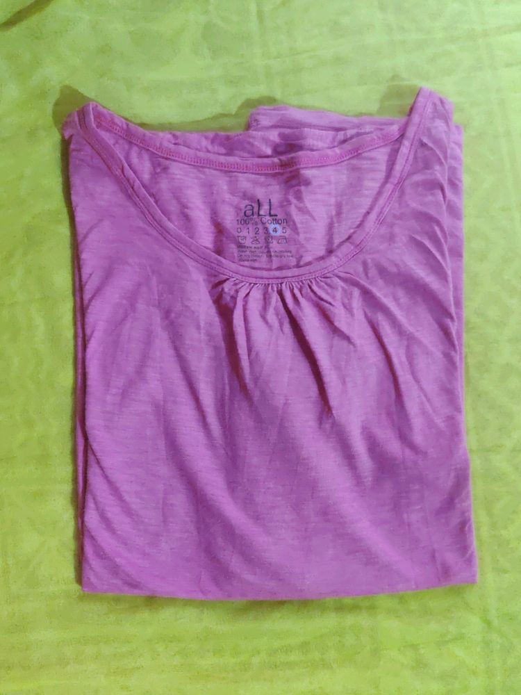 Plus Size Solid Tshirt Cotton + Surprise Freebie