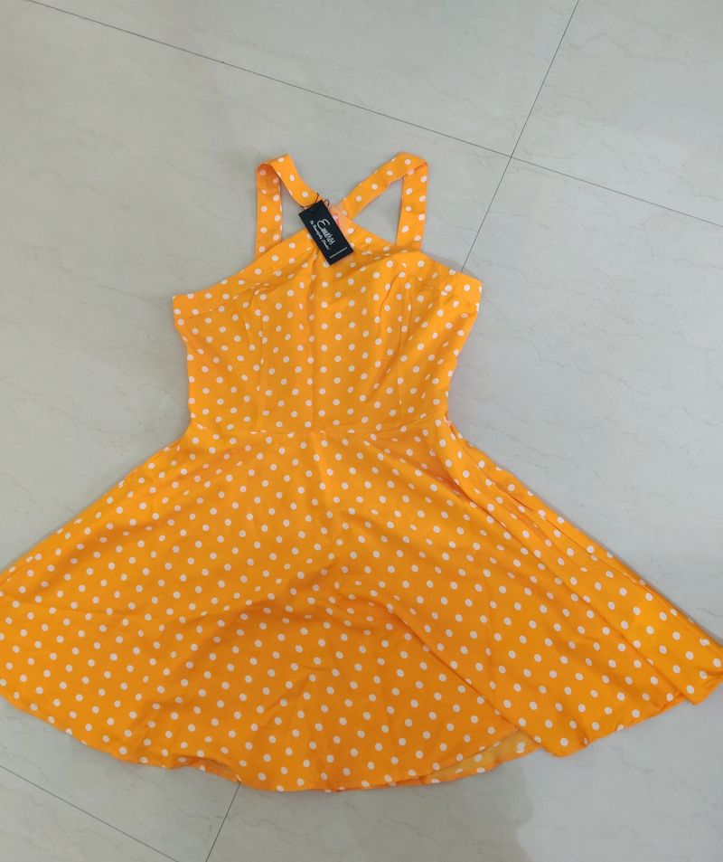 Polka Dot Short Dress