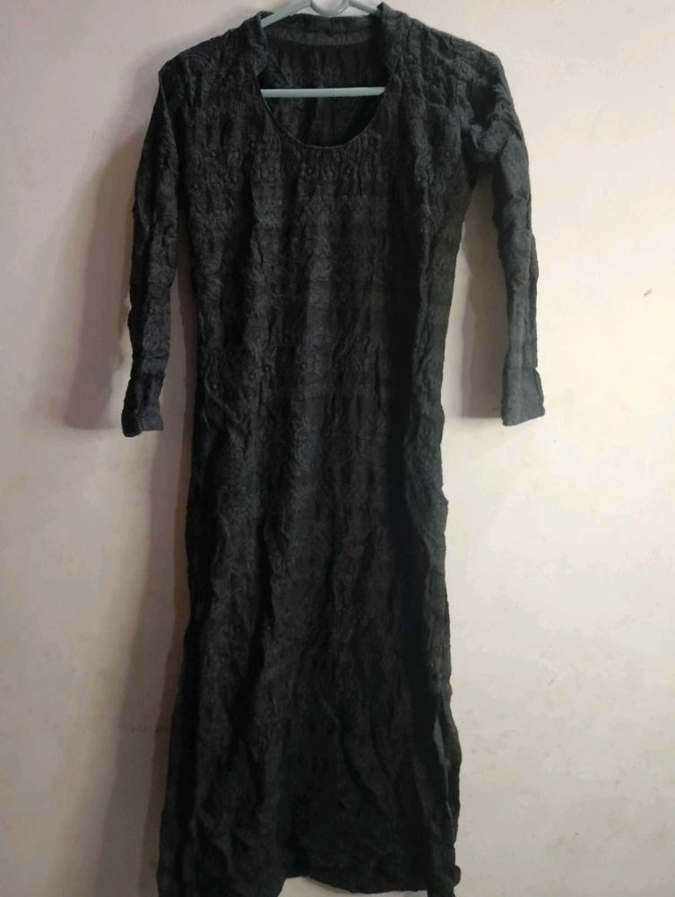 Black Kurta