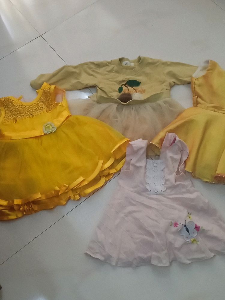 4set Of Baby Girl Good Dress's