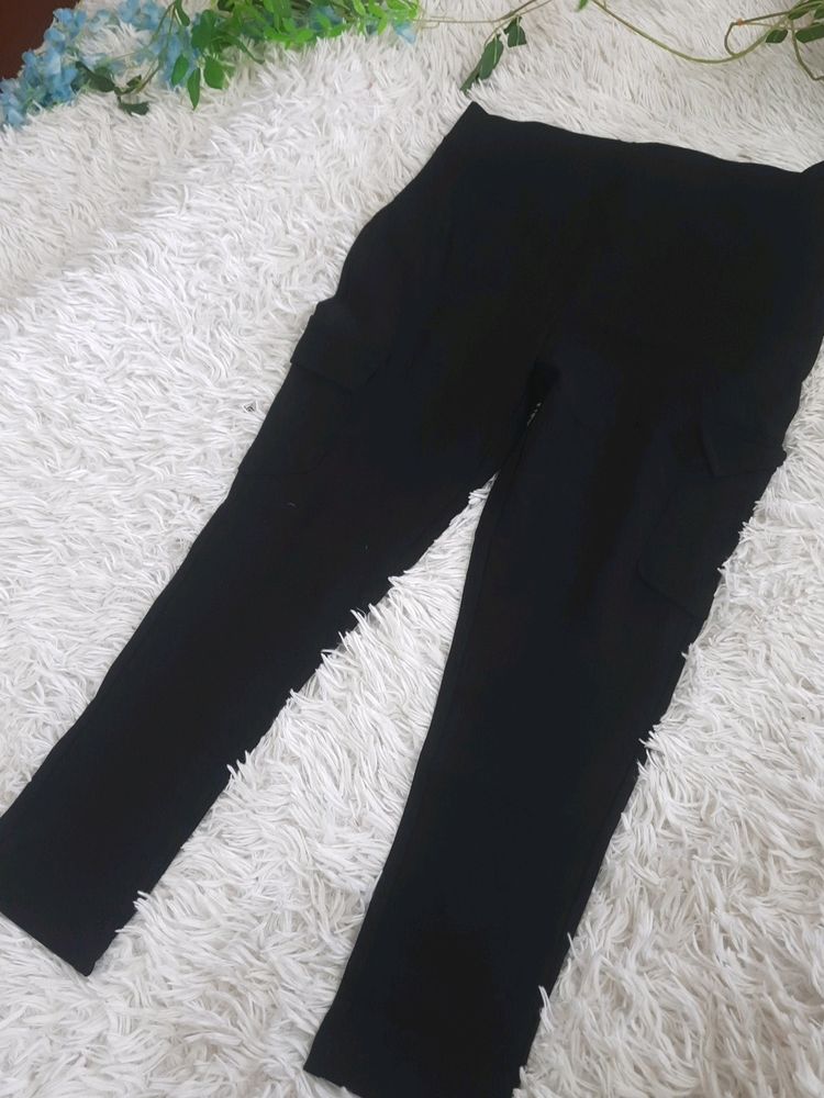 Black Track Pant