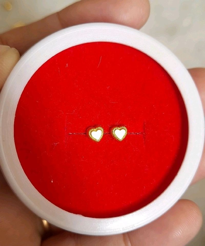 Beautiful New Heart ❤️ Shape Studs