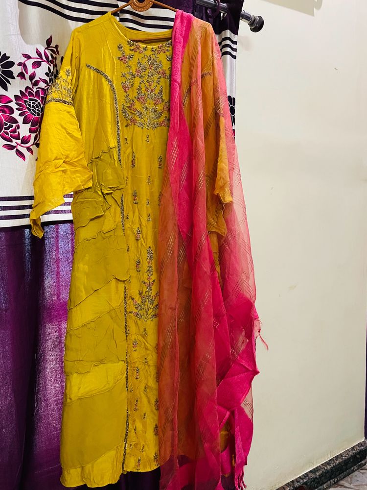 Boutique Gown With Dupatta