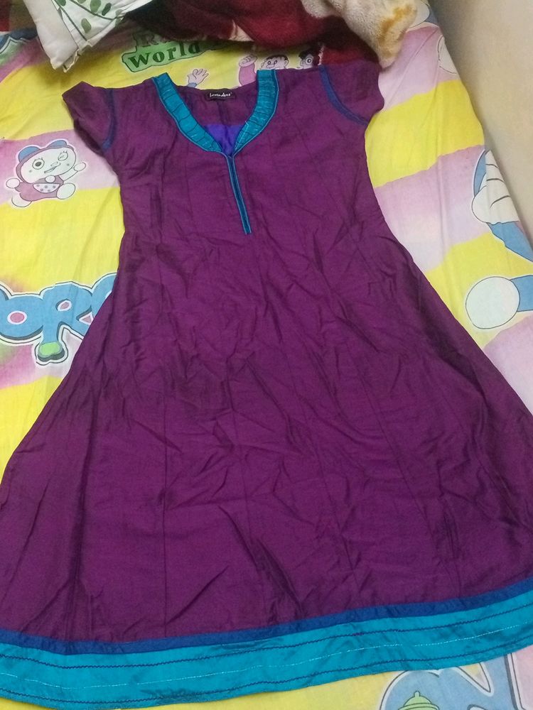 Purple Anarkali