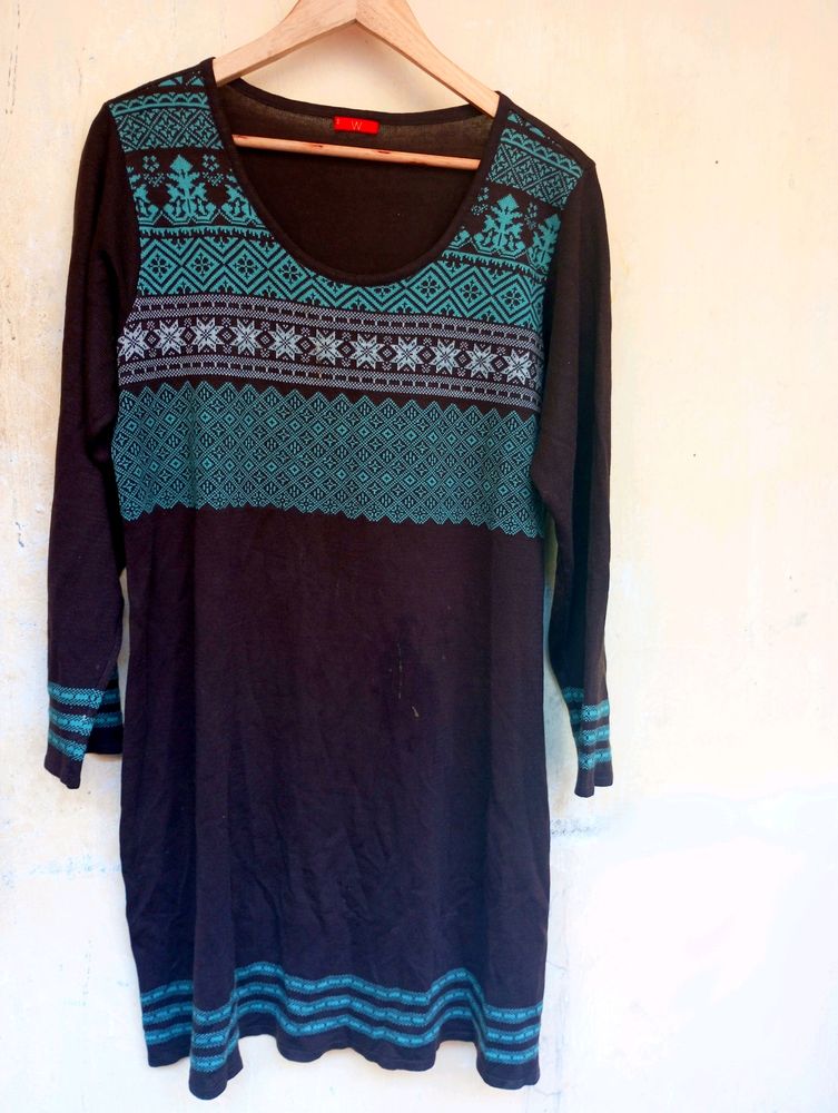 Brown Designer Straight Kurta (Women)