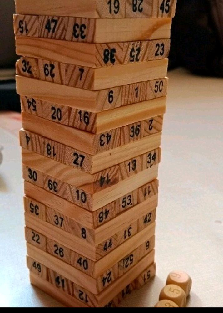 54 Piece Zenga With 3 Dice