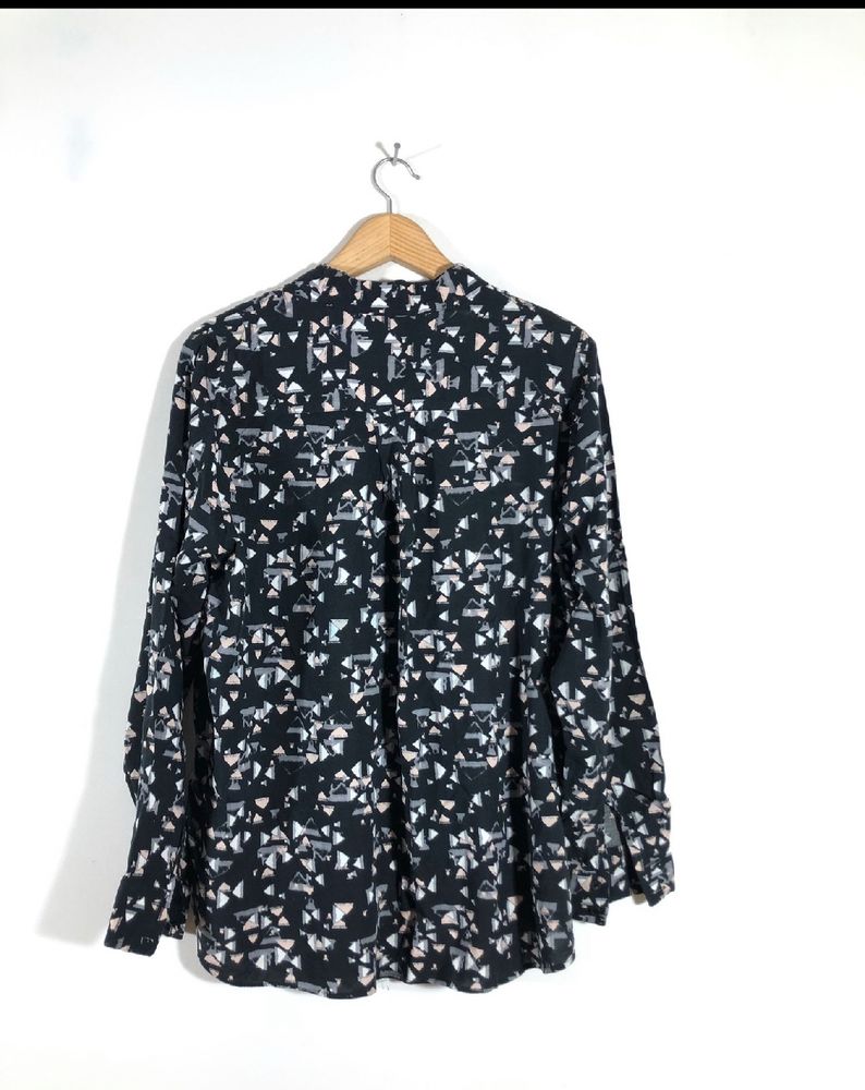 Black Printed Shirt(Women's)