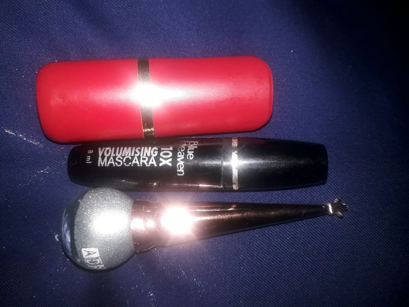 Lipstick  Eye Liner And Maskara