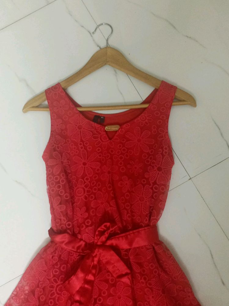 Red Lace Dress