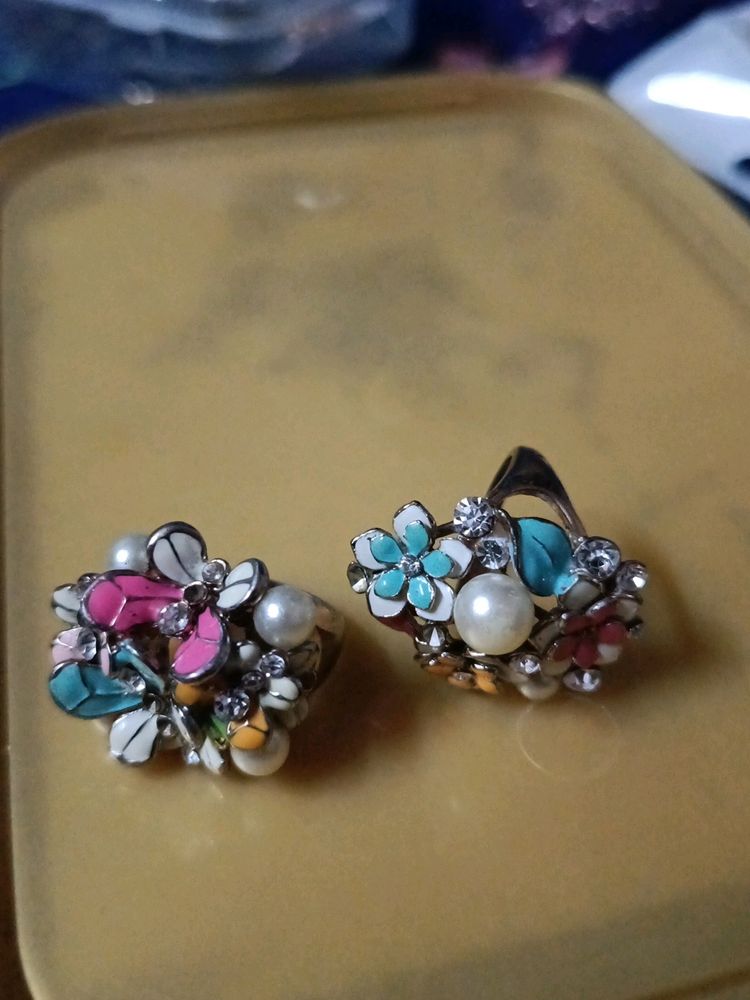 Designer Multi Colour Rings