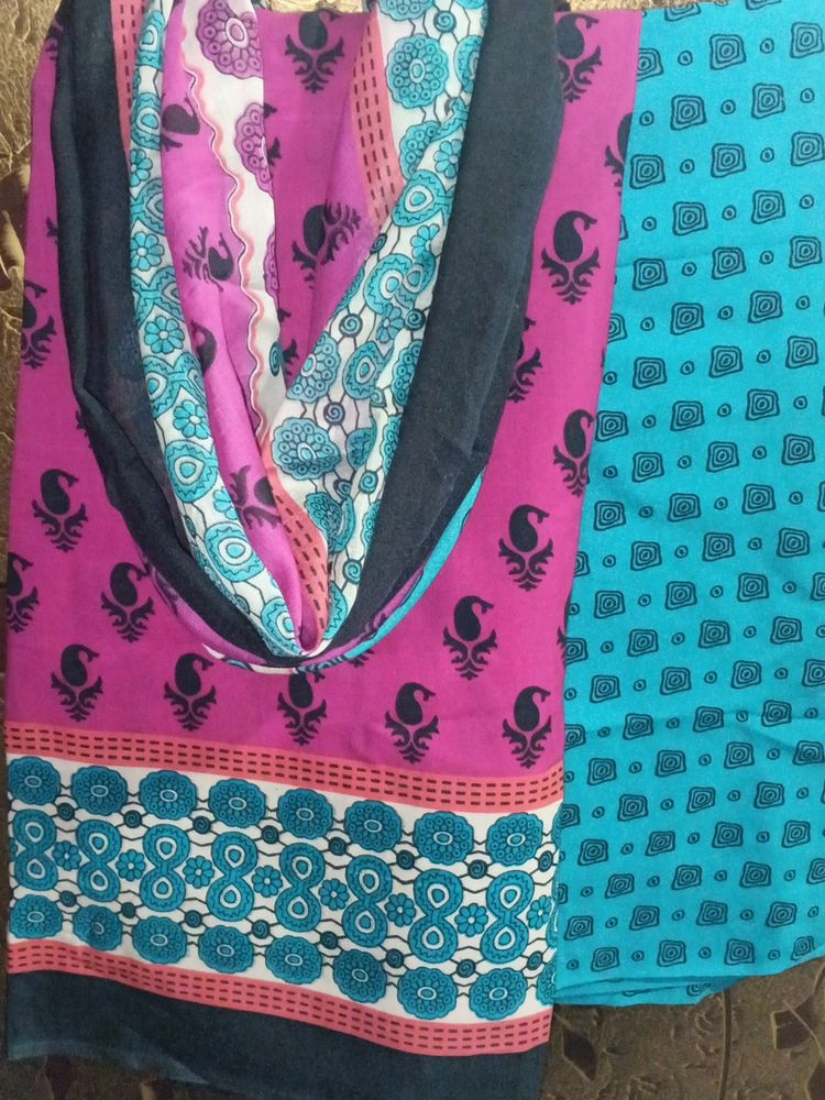 NEW NEVER USED KURTA PENT,DUPPATA SET 💙💗💙💖