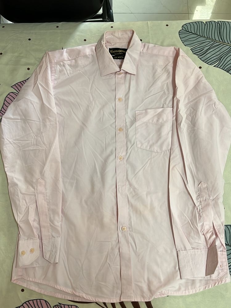 Men Pink Formal Shirt