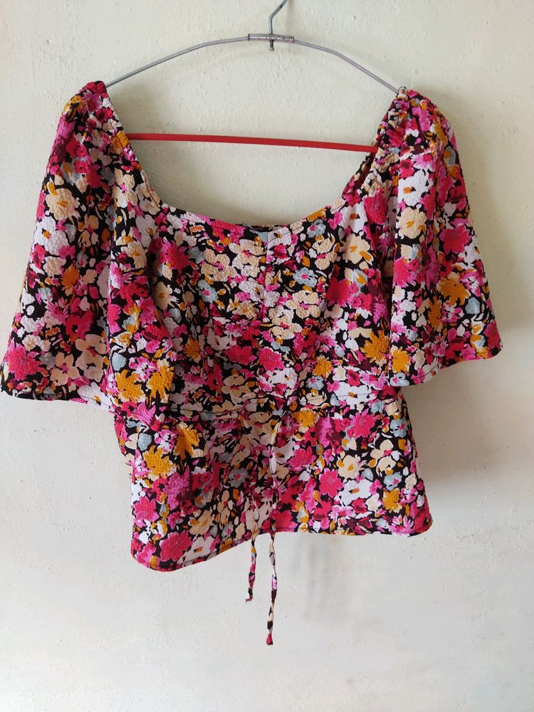 New Without Tag Floral Top