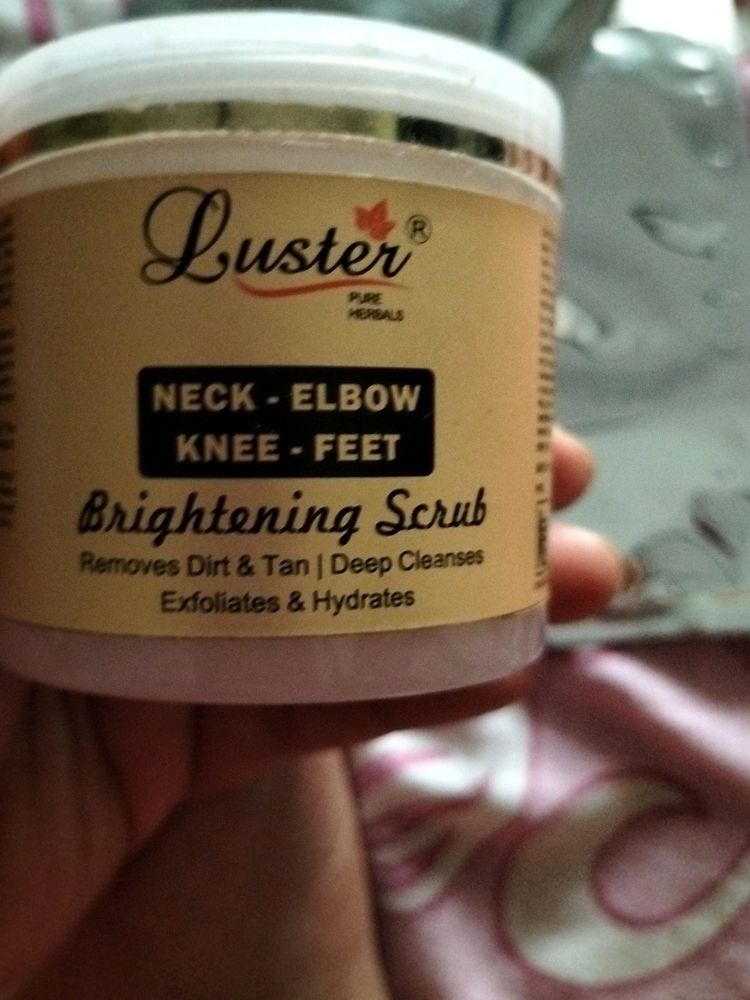 Luster Neck Elbow Knee Feet Brightening Scrub