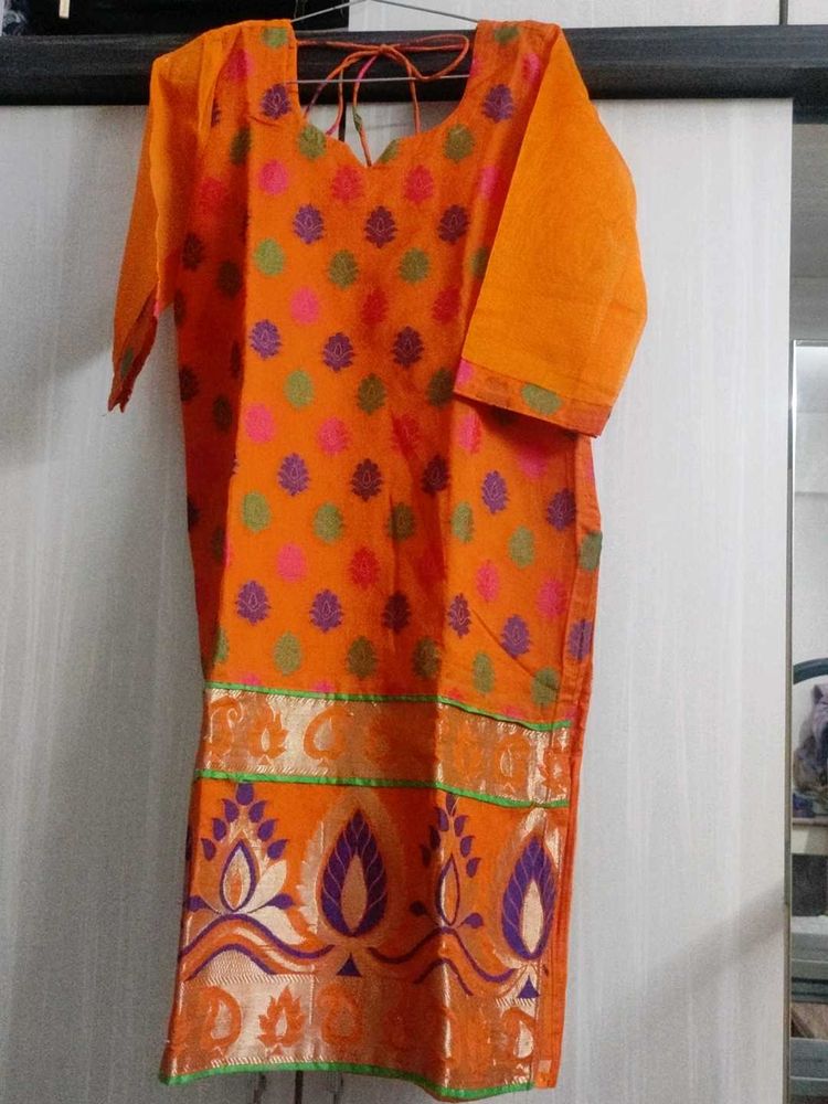 Orange Kurti