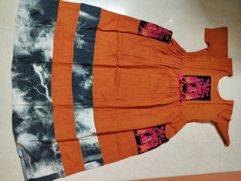 Khadi Cotton Gown