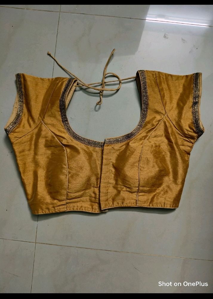 Gold Padded Blouse