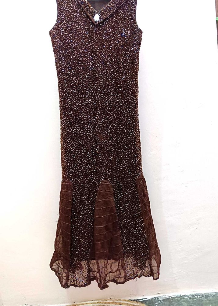 Sexy Beautiful Brown 🤎 Party Wear Dress