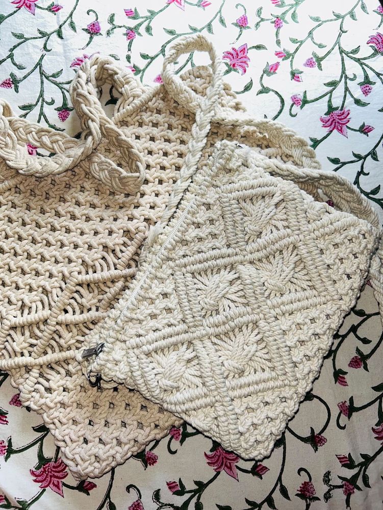 COMBO CUTE PINTEREST CORE CROCHET TOTE BAG