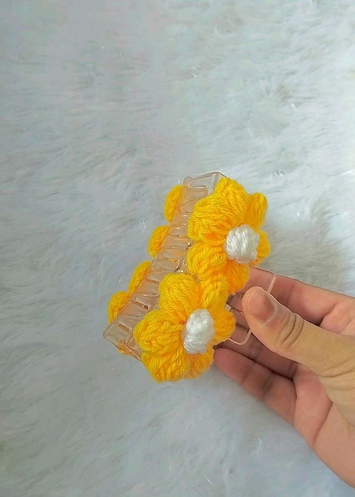 Crochet Claw Clip