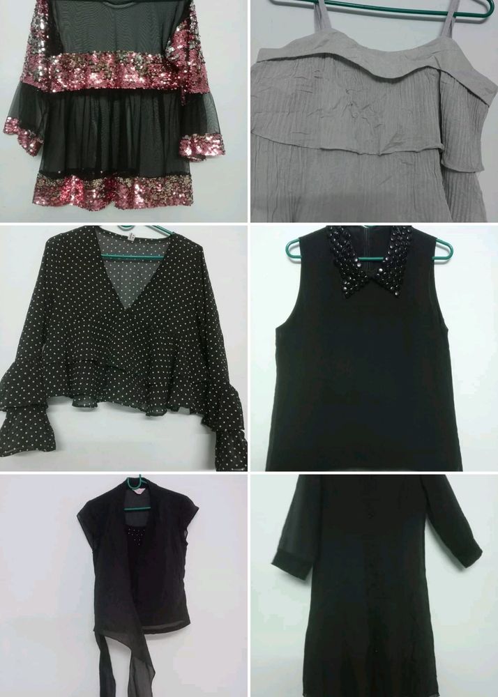 6 unused Partywear Tops