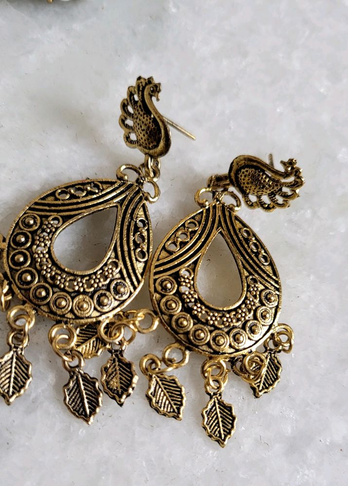 Combo Of 2 Golden Earing