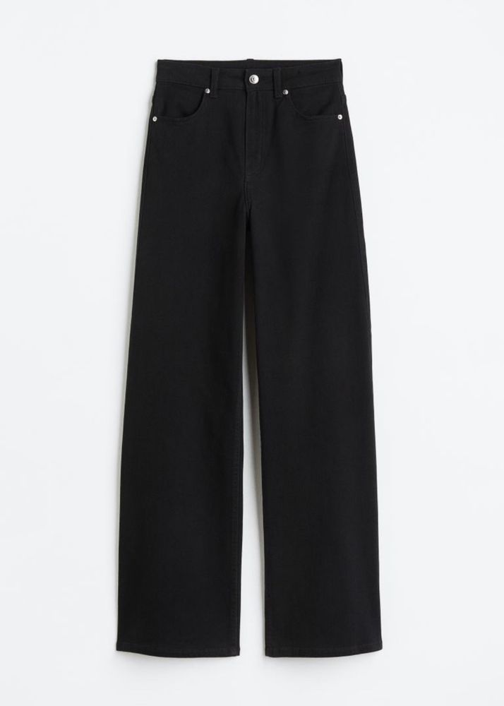 H&M Black Twill Trousers