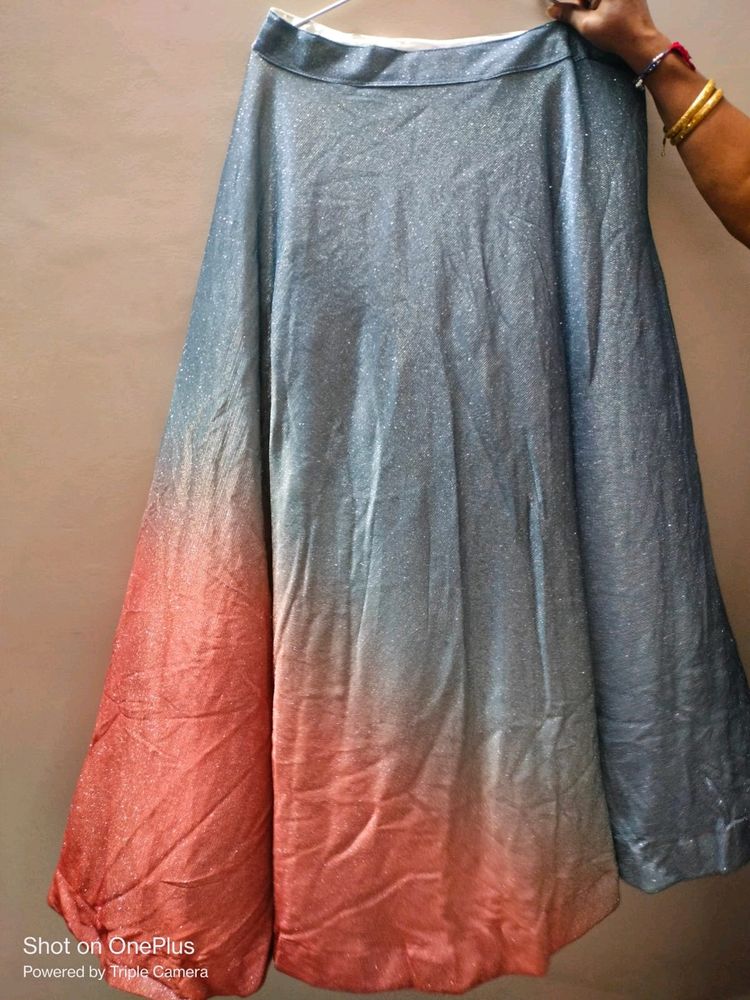 Crop Top With Dupatta