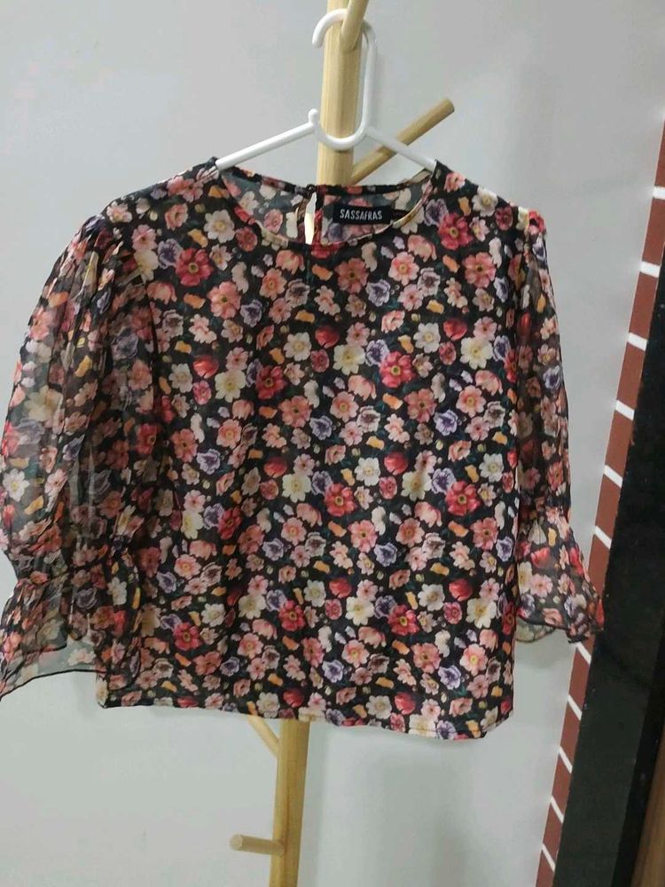 Floral Cute Top