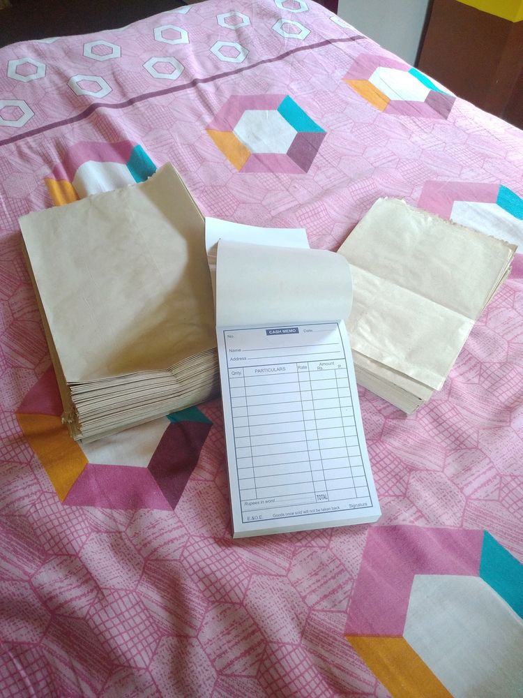 Case Memo And Paper Packing Bags