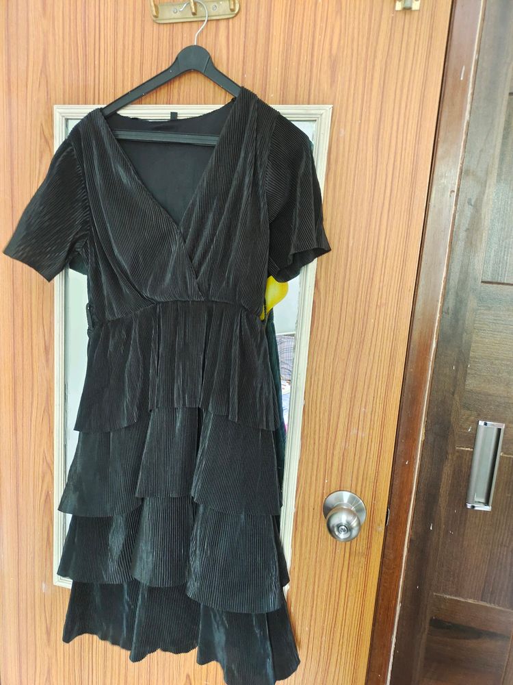 Black Party Wear Date Night Dress