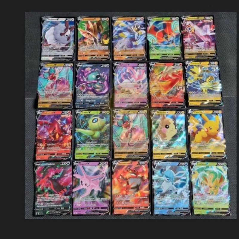 100 POKEMON V CARDS