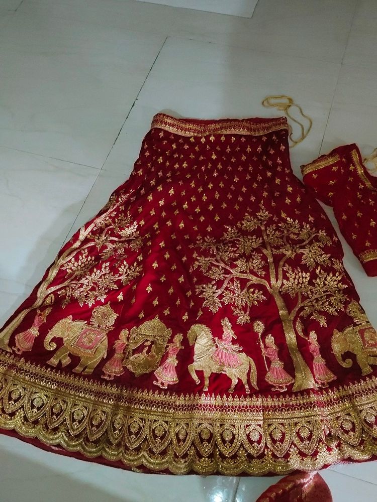 Bridal Rust Color Lehenga