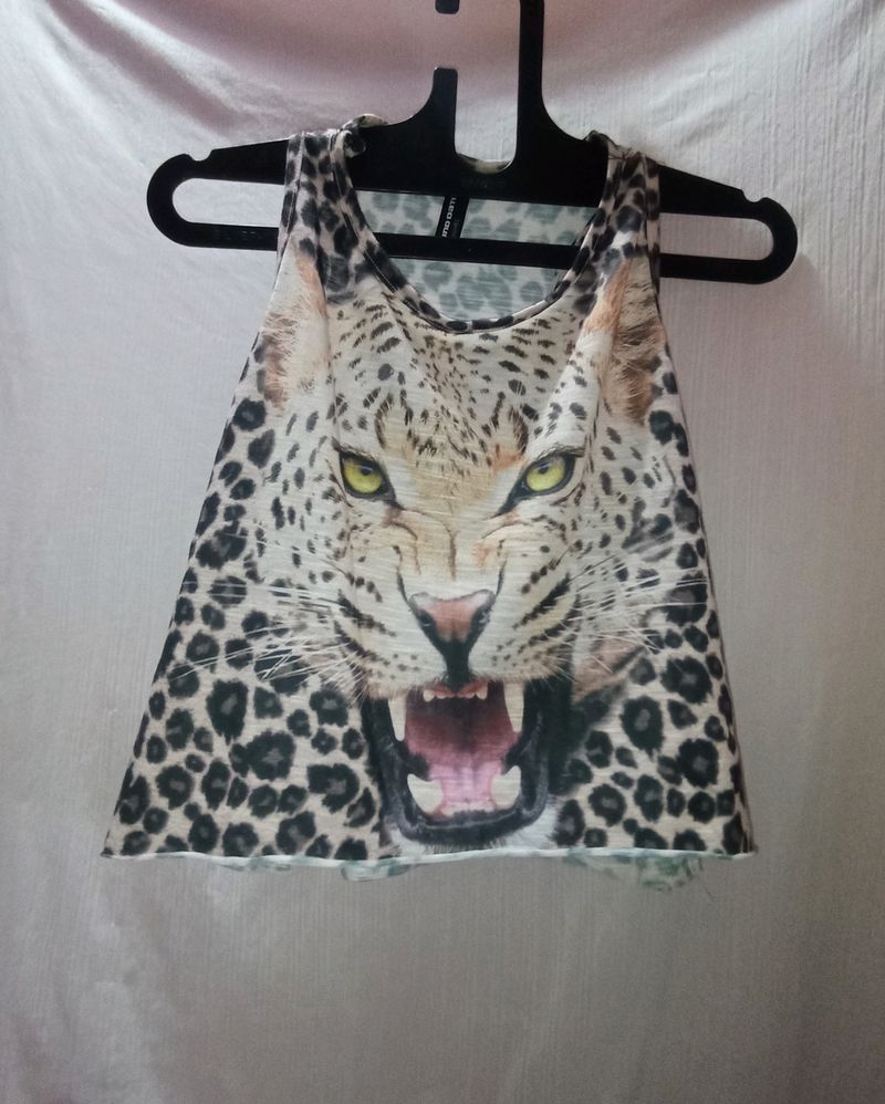 Tiger Print Tank Top