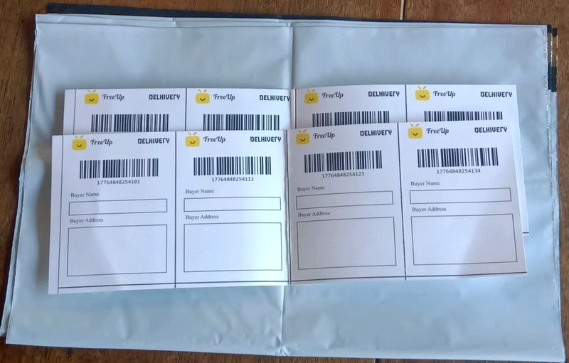 Shipping Label And Courier Bag