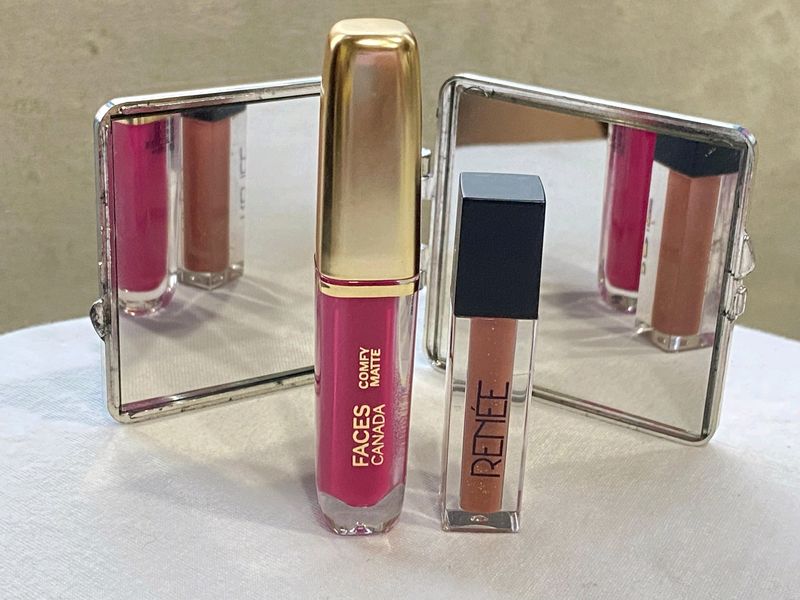 Renee Lipstick, Faces Canada Lipstick, Mirror