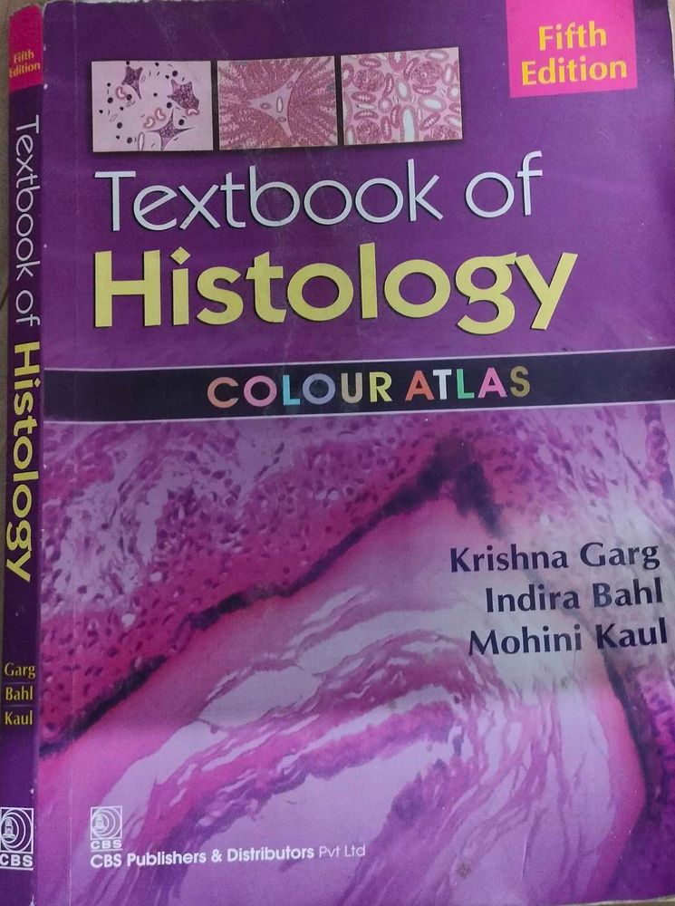 Histology Colour Atlas Of Krishna Garg-5th Edition