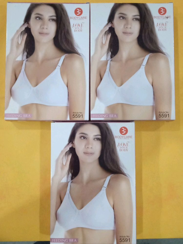 Bodycare Feeding Bra 36D Set Of 3 Pcs