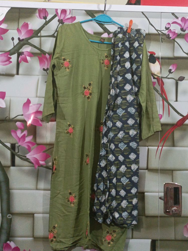 Kurti And Plazo Set